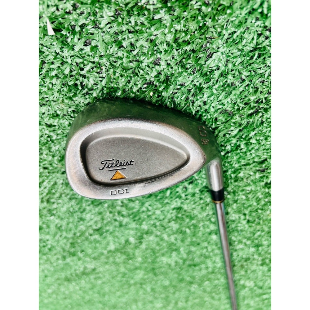 Titleist Sand Wedge DCI Gold Triangle 56* SW Steel Shaft Golf Iron